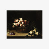 Basket of Peaches, with Quinces, and Plums by Louise Moillon - thumbnail_0_nf_67164f7879e456cb766b9066